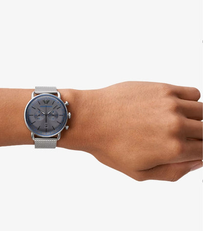 EMPORIO ARMANI MEN'S CHRONOGRAPH STAINLESS STEEL WATCH AR11383