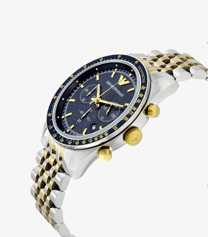 EMPORIO ARMANI MEN’S ANALOGUE QUARTZ STAINLESS STEEL 46MM WATCH AR6088