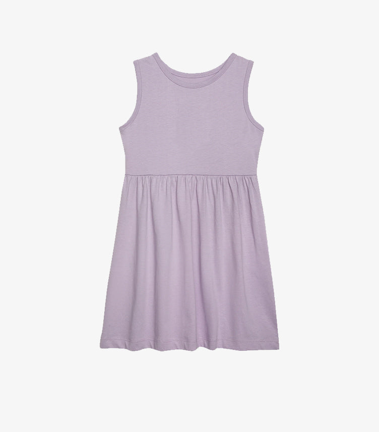 F&F GIRLS ROUND NECK SLEEVELESS DRESS