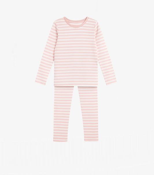H&M COTTON LONG SLEEVE & PANT PAJAMA SET