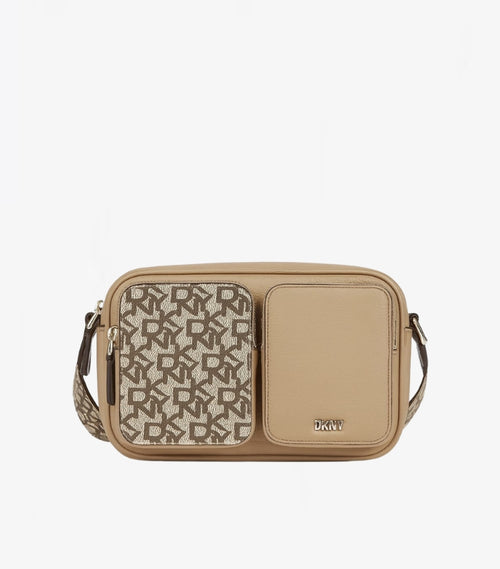 DKNY DOUBLE ZIP SMALL CROSSBODY BAG