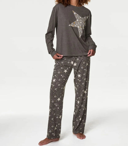 MARKS & SPENCER PURE COTTON PYJAMA SET