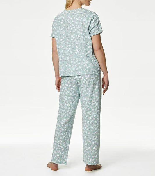 MARKS & SPENCER FLORAL PRINT PYJAMA SET