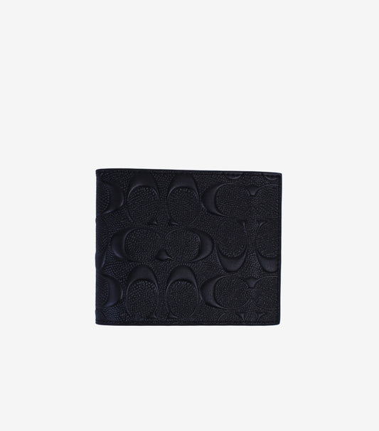 COACH LEATHER BLACK WALLET