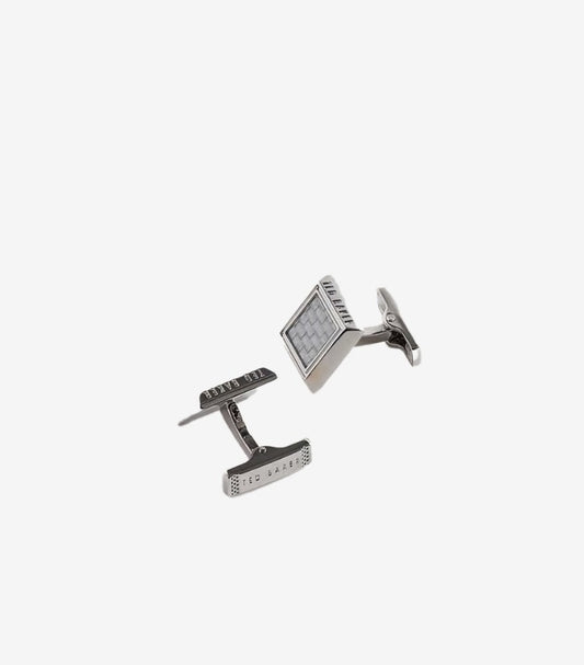 TED BAKER METALLIC CARDER CUFFLINKS