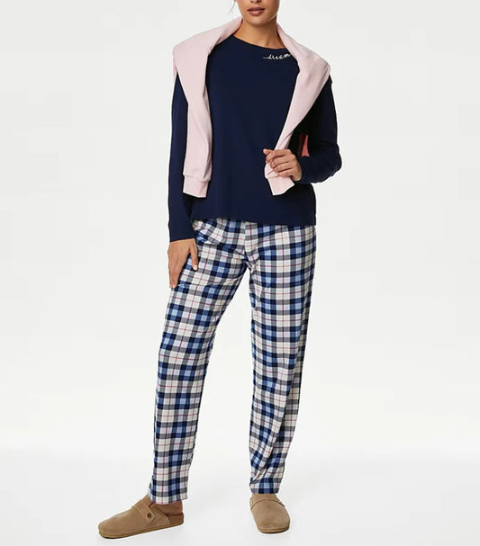 MARKS & SPENCER PURE COTTON PYJAMA SET