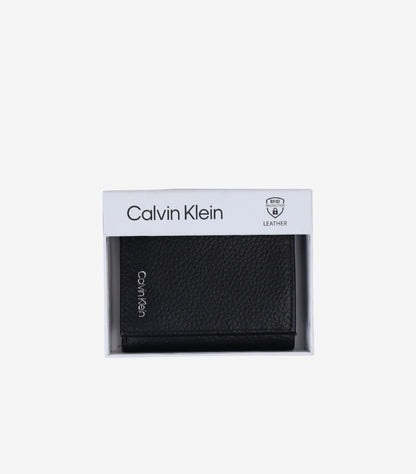 CALVIN KLEIN TRIFOLD LEATHER WALLET