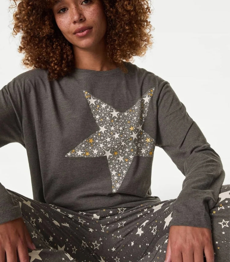 MARKS & SPENCER PURE COTTON PYJAMA SET