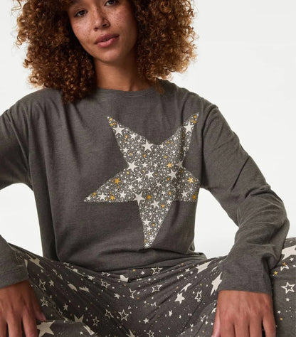 MARKS & SPENCER PURE COTTON PYJAMA SET