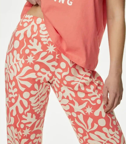 MARKS & SPENCER FLORAL PRINT PYJAMA SET