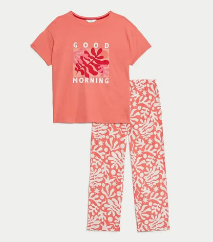 MARKS & SPENCER FLORAL PRINT PYJAMA SET