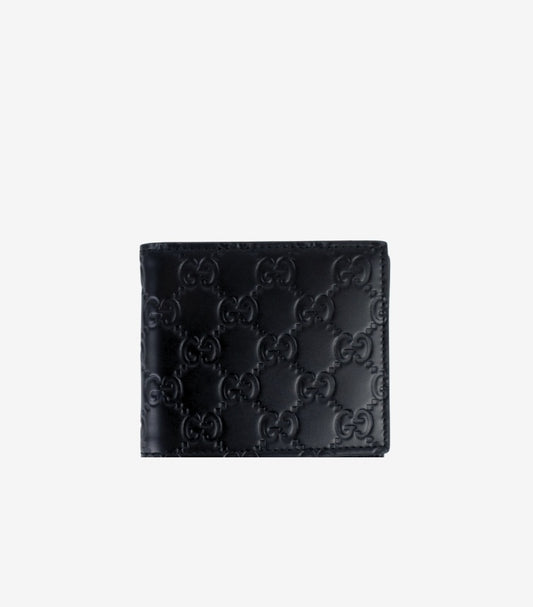 GUCCI GG BI-FOLD LEATHER WALLET