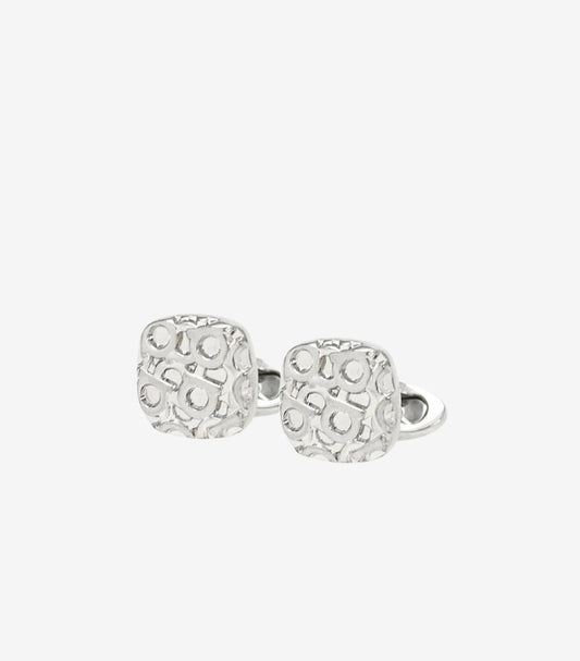 SALVATORE FERRAGAMO GANCINI SWIVLE STYLE CUFFLINKS