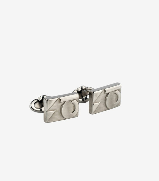 SALVATORE FERRAGAMO SILVER CUFFLINKS