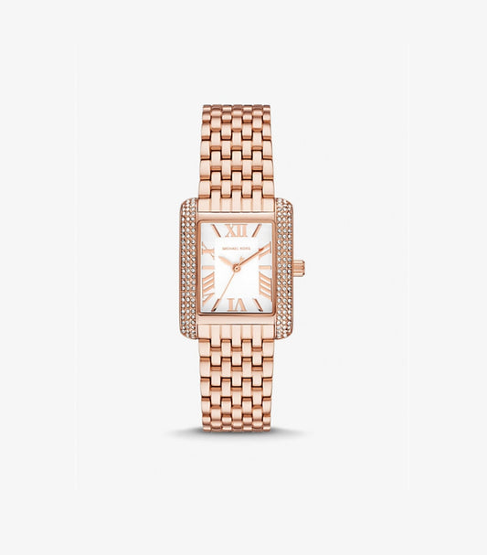 MICHAEL KORS PETITE EMERY PAVÉ ROSE GOLD-TONE WATCH MK4743