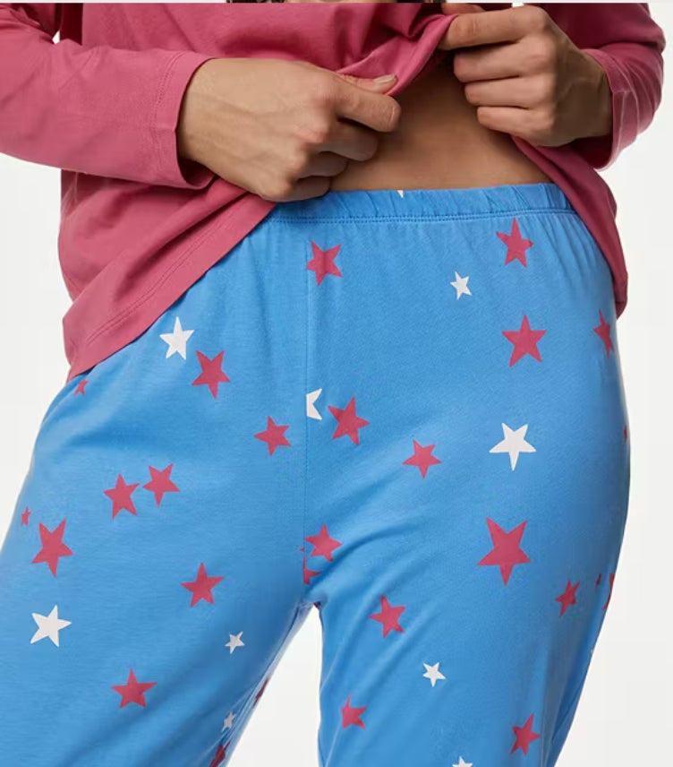 MARKS & SPENCER COTTON PYJAMA SET