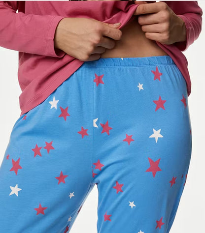 MARKS & SPENCER COTTON PYJAMA SET