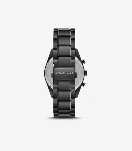 MICHAEL KORS OVERSIZED WARREN BLACK-TONE WATCH MK9113