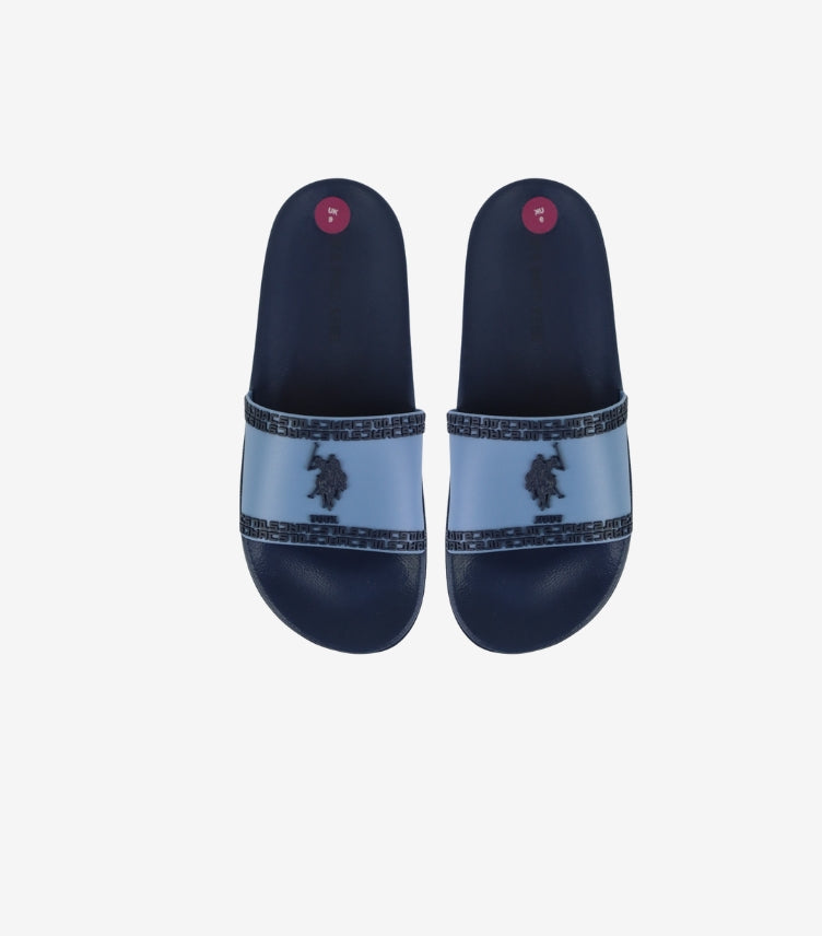 U.S.POLO ASSN. BLUE MEN SLIDES