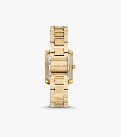 MICHAEL KORS MINI EMERY PAVÉ GOLD TONE WATCH MK4640