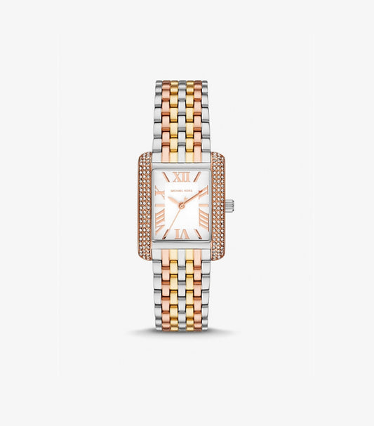 MICHAEL KORS PETITE EMERY PAVÉ TRI-TONE WATCH MK4744