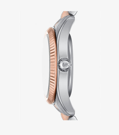MICHAEL KORS LEXINGTON PAVE TWO-TONE WATCH MK4817