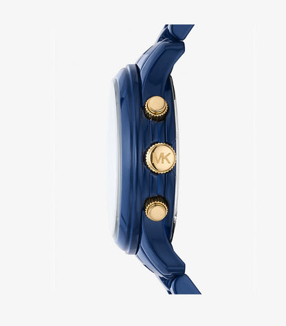MICHAEL KORS RUNWAY NAVY-TONE WATCH MK7332