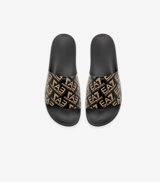 EMPORIO ARMANI VISIBILITY POOL SLIDES