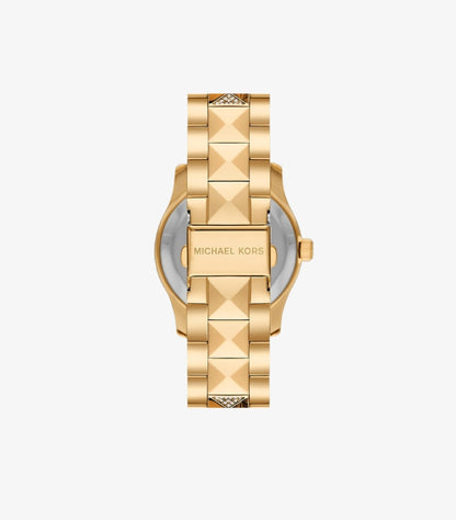 MICHAEL KORS QUARTZ GOLD STAINLESS STEEL WATCH MK7389