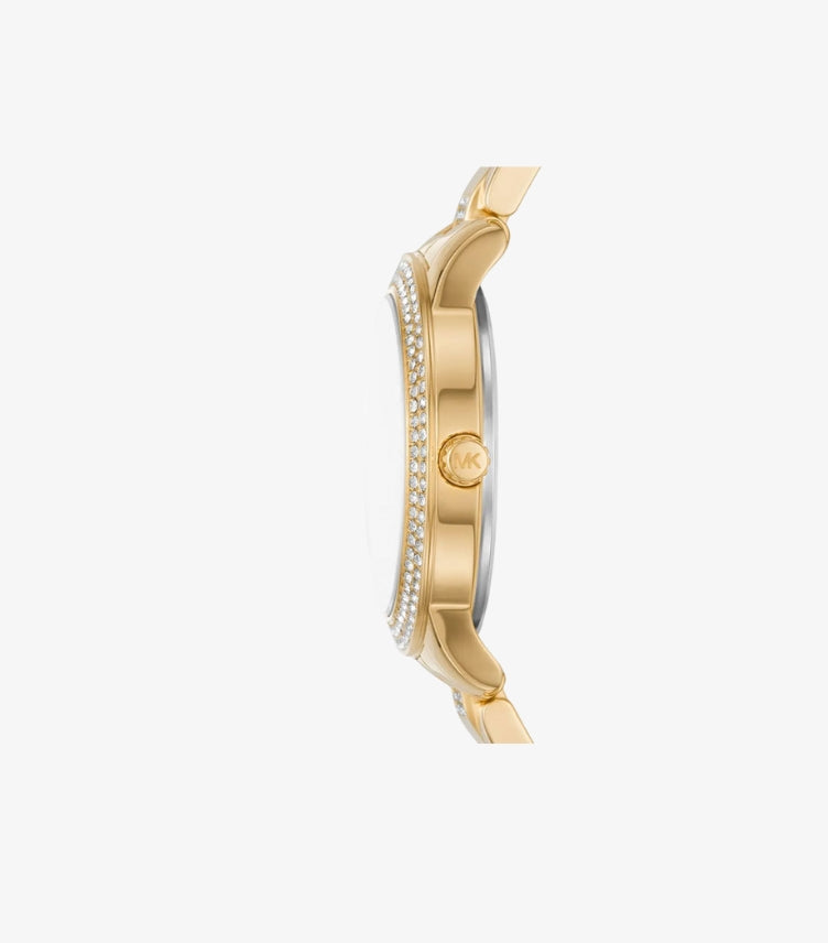 MICHAEL KORS QUARTZ GOLD STAINLESS STEEL WATCH MK4684
