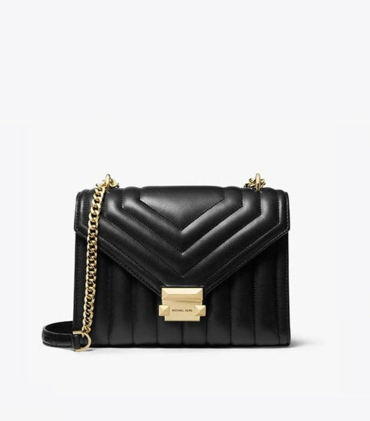 MICHAEL KORS WHITNEY MEDIUM QUILTED SHOULDER BAG