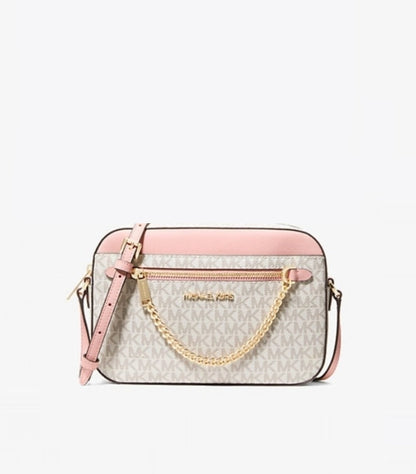 MICHAEL KORS JET SET LARGE LOGO CROSSBODY BAG