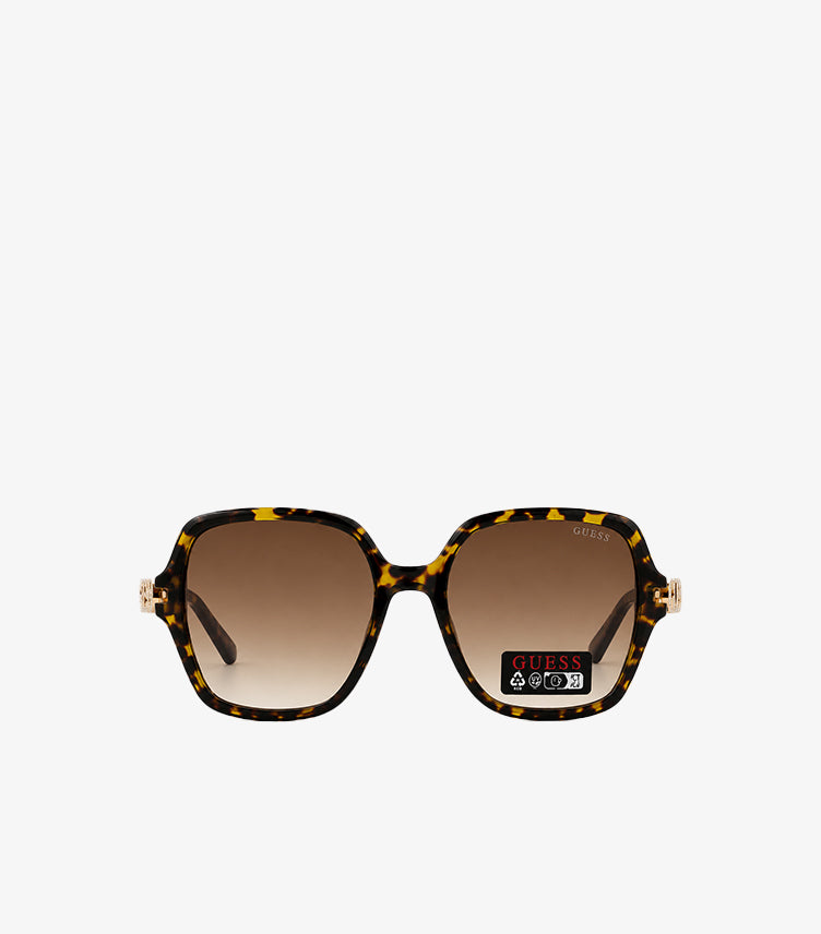 GUESS OVERSIZED TORTOISE SHELL SUNGLASSES