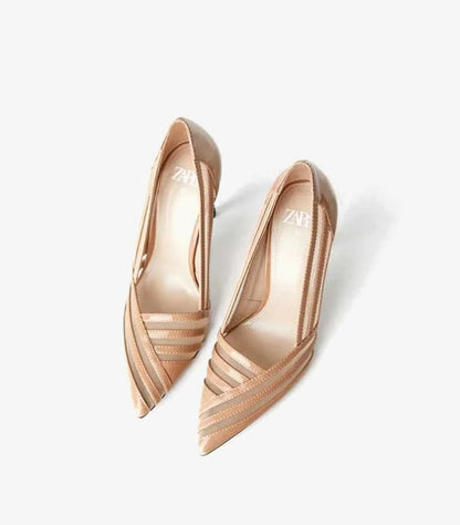 ZARA HIGH HEEL SHOES WITH MESH TRF