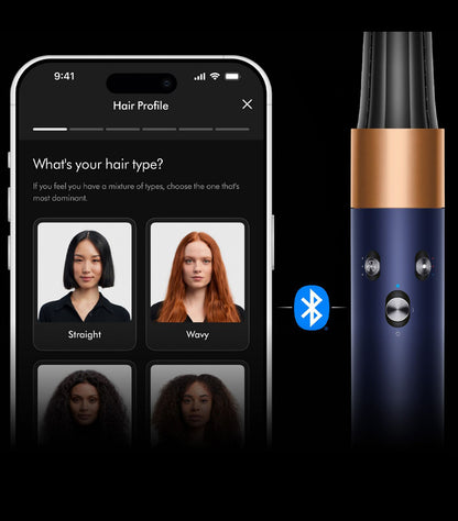 NEW DYSON AIRWRAP I.D.™ MULTI-STYLER AND DRYER - CURLY+COILY (PRUSSIAN BLUE/RICH COPPER)