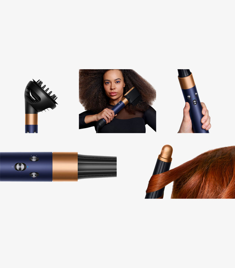 NEW DYSON AIRWRAP I.D.™ MULTI-STYLER AND DRYER - CURLY+COILY (PRUSSIAN BLUE/RICH COPPER)