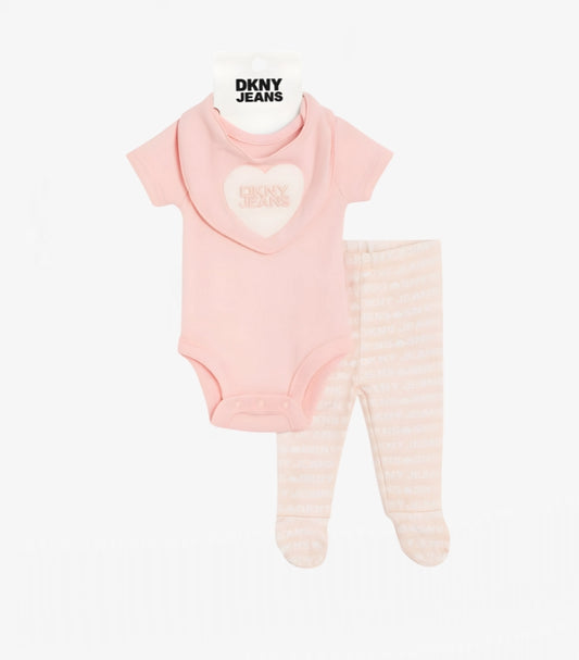 DKNY JEANS 03 PIECE BABY SET