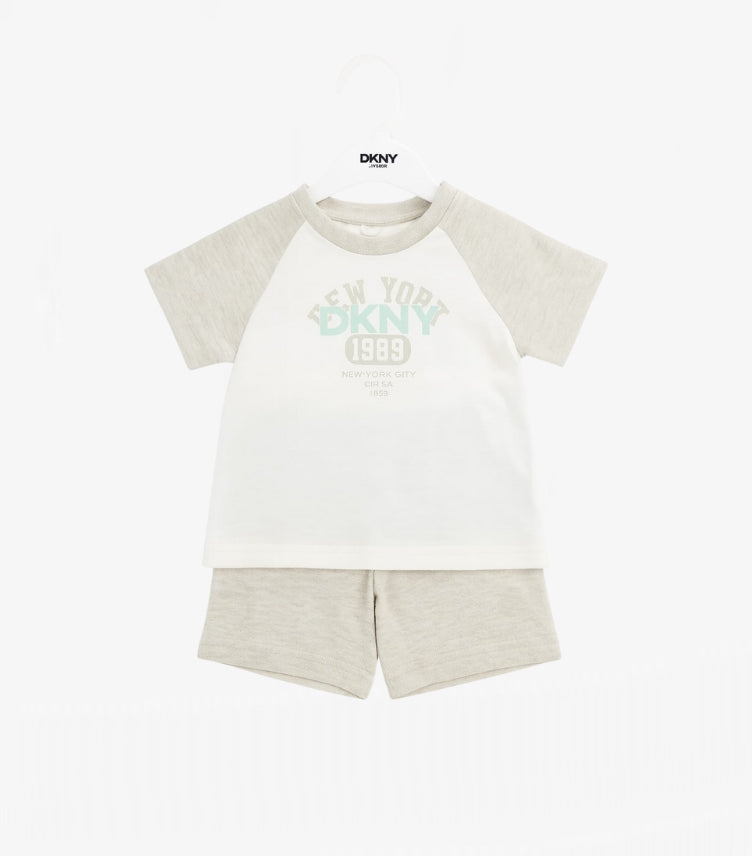 DKNY SHIRT & SHORT SET
