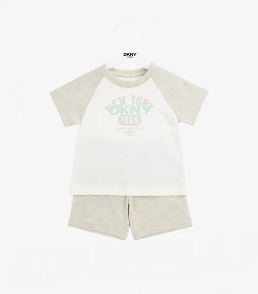 DKNY SHIRT & SHORT SET