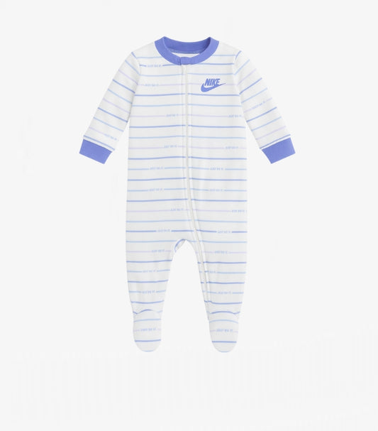 Nike Just Do It Striped Sleep & Play 01 Piece Pajamas