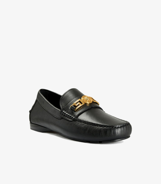 VERSACE MEDUSA LEATHER LOAFER