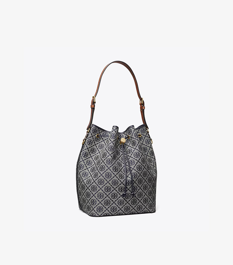 TORY BURCH T MONOGRAM OVERSIZED BUCKET BAG