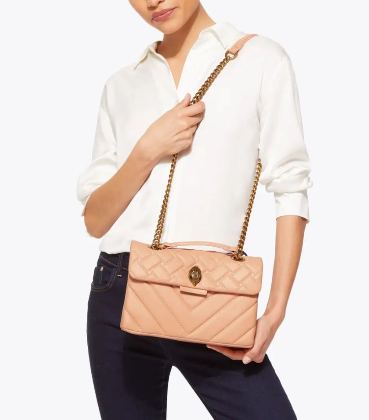 KURT GEIGER LONDON LEATHER KENSINGTON BAG