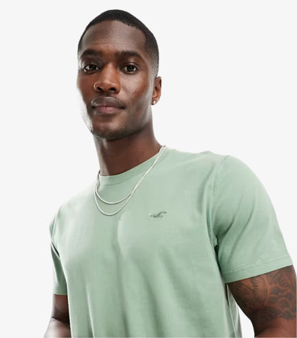HOLLISTER ICON LOGO T-SHIRT IN LIGHT GREEN