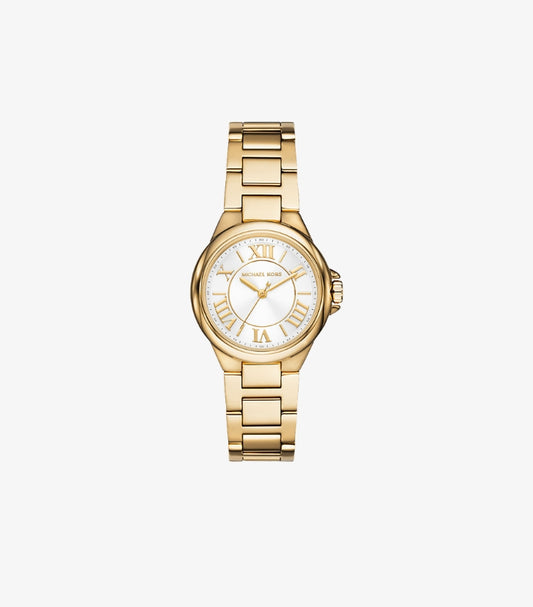 MICHAEL KORS MINI CAMILLE GOLD-TONE WATCH MK7255