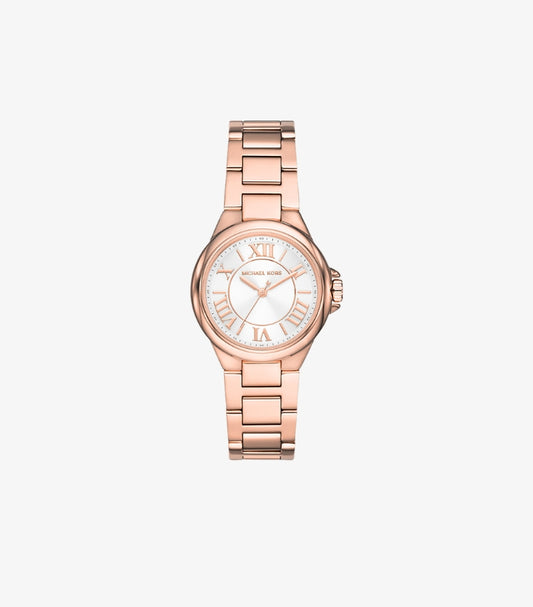 MICHAEL KORS MINI CAMILLE ROSE GOLD-TONE WATCH