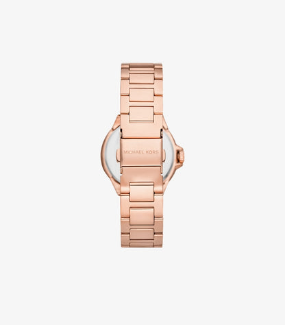 MICHAEL KORS MINI CAMILLE ROSE GOLD-TONE WATCH