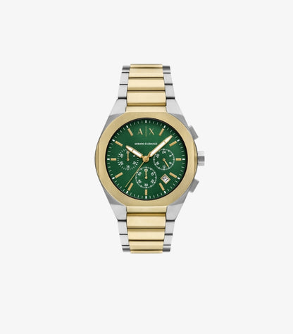 ARMANI EXCHANGE CHRONOGRAPH TWO-TONE STAINLESS STEEL WATCH AX4184