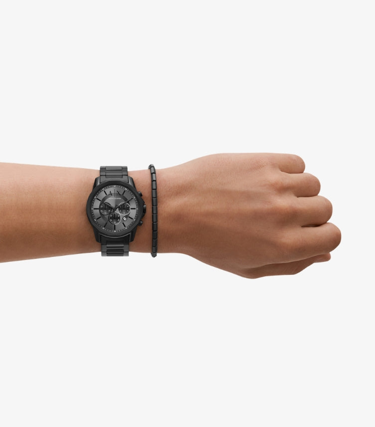 ARMANI EXCHANGE BLACK WATCH AX7140