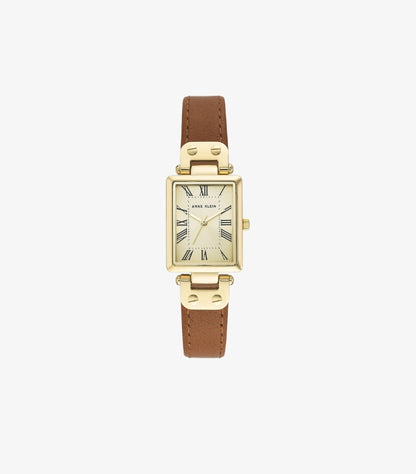 ANNE KLEIN WOMEN'S LEATHER STRAP WATCH AK / 3752CHHY